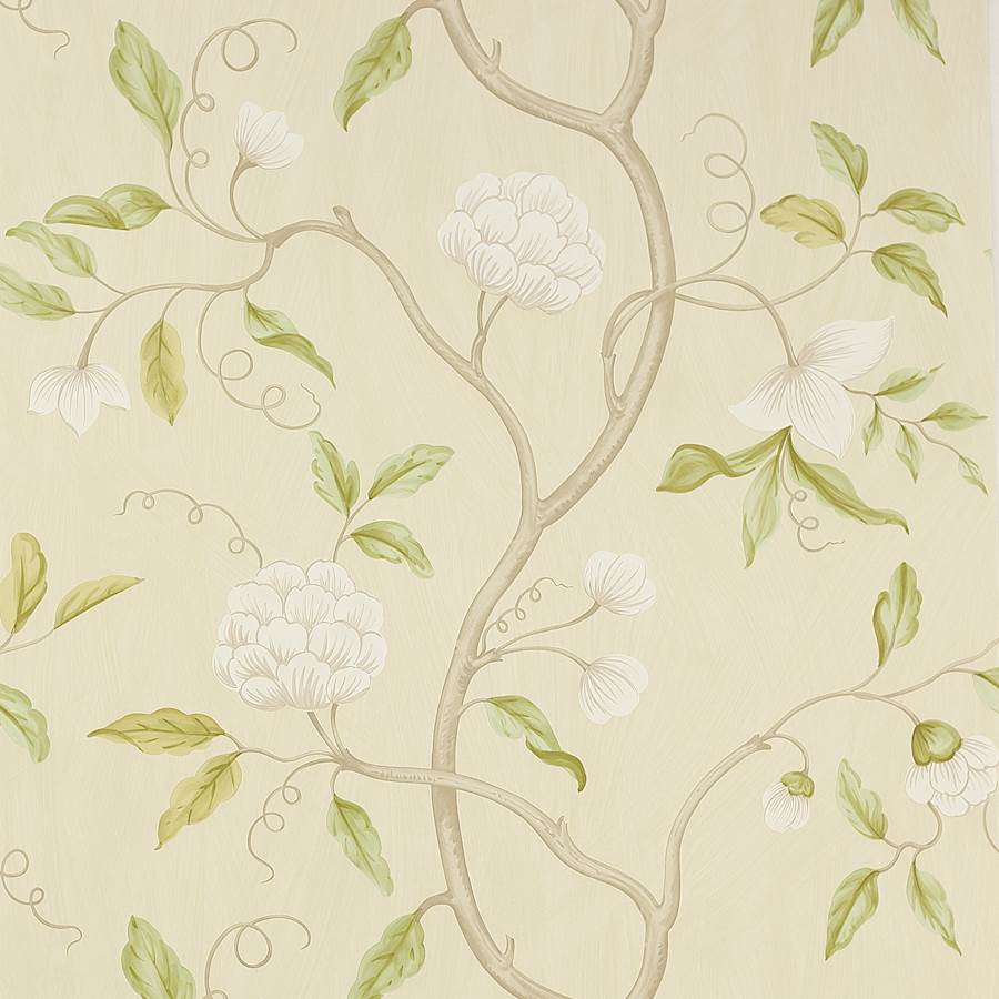 Snow Tree Wallpaper - Cream