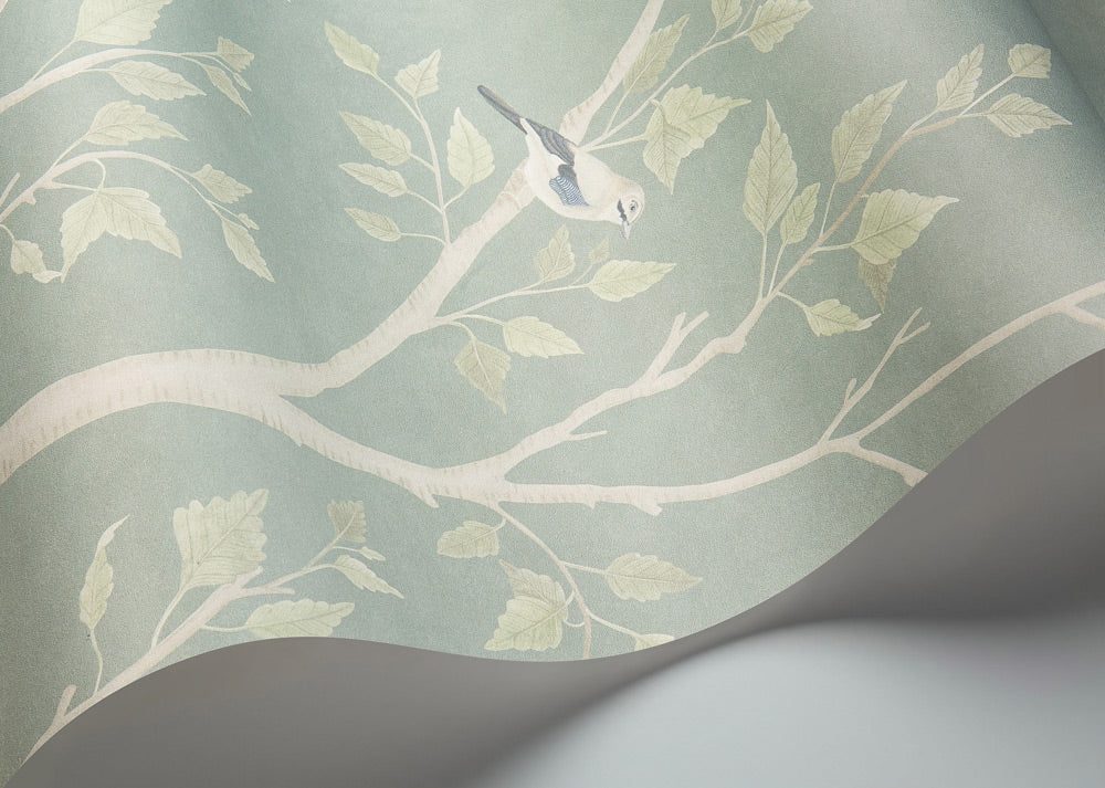 Seasonal Woods Wallpaper - Silver - Cole & Son