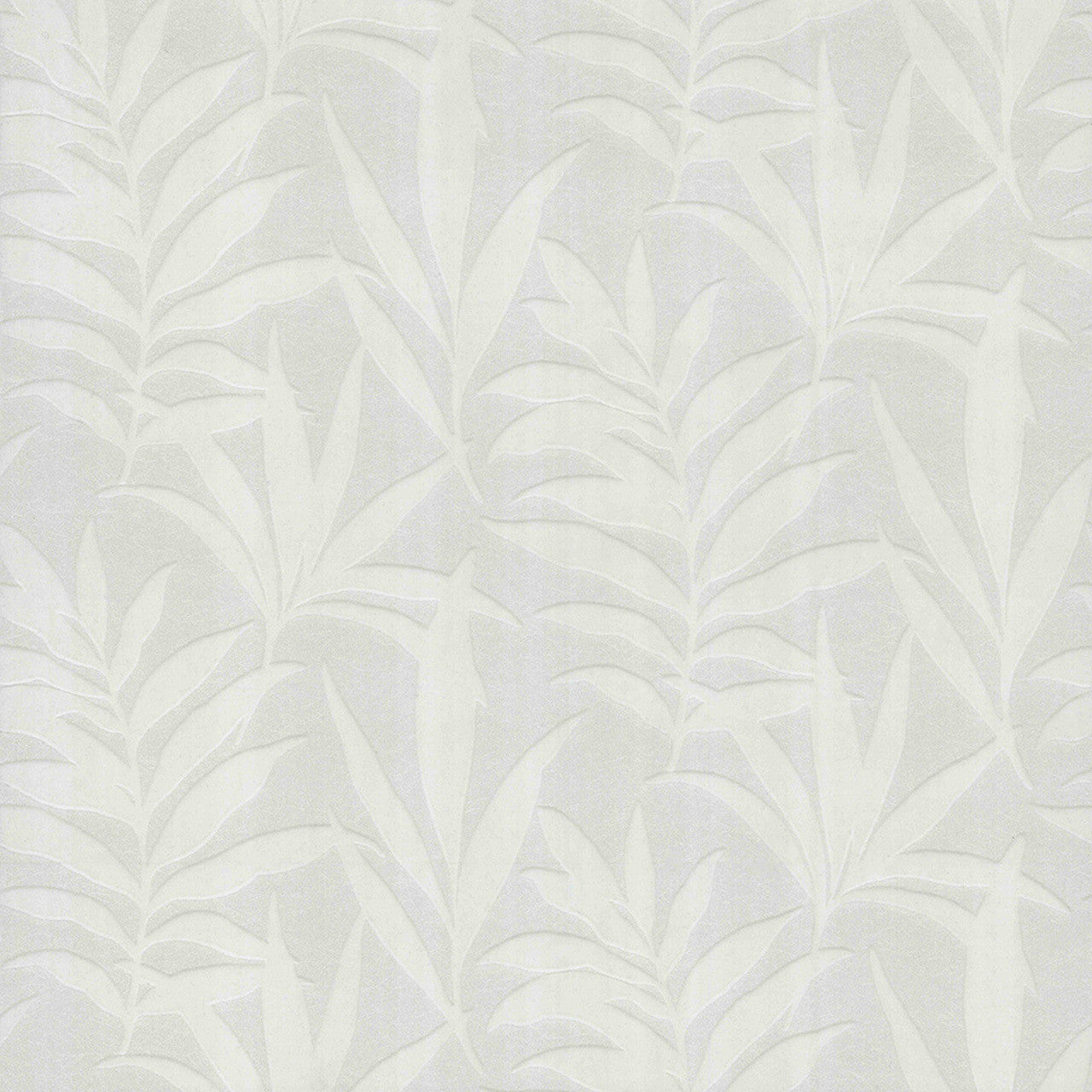 Verdi Ivory Cream Luxury Flock Wallpaper - 1838 wallcoverings