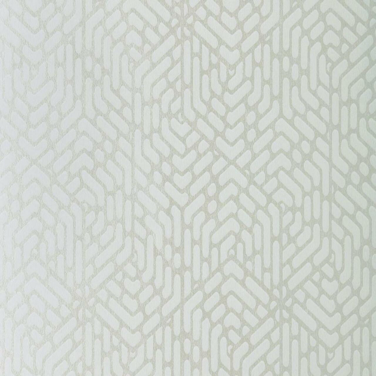 V&A Willow Pearl Cream Luxury Geometric Wallpaper - 1838 wallcoverings