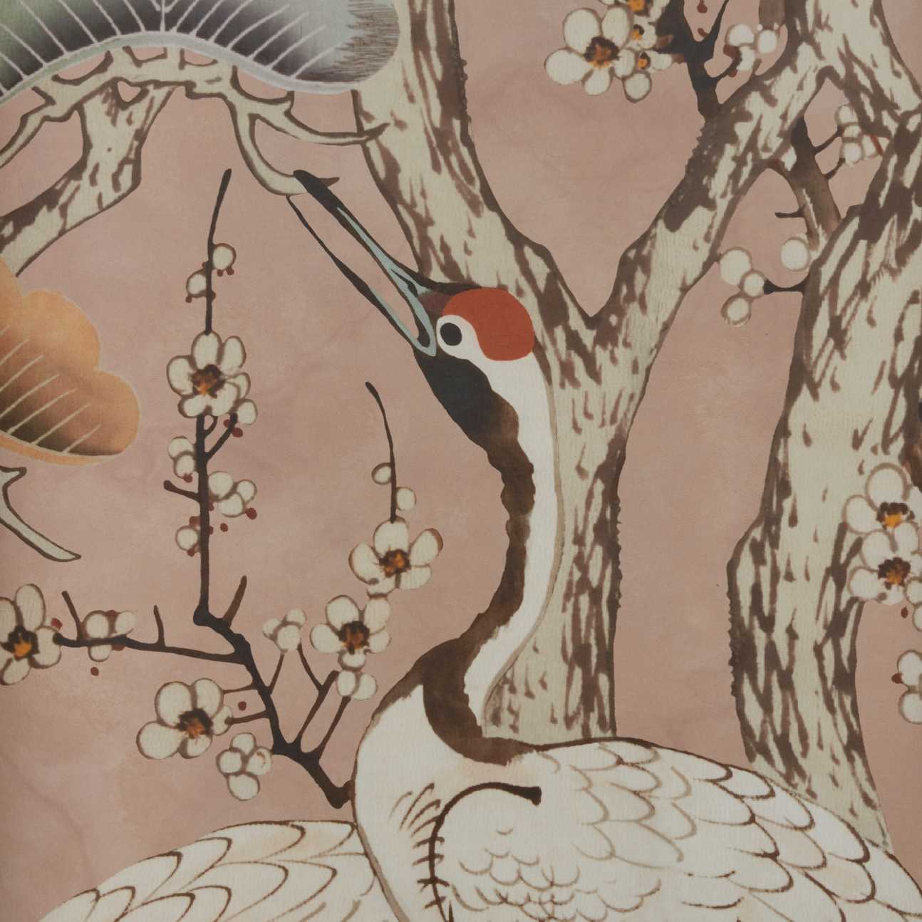 V&A Kyoto Blossom - Sandstone Pink Wall Mural - 1838 wallcoverings