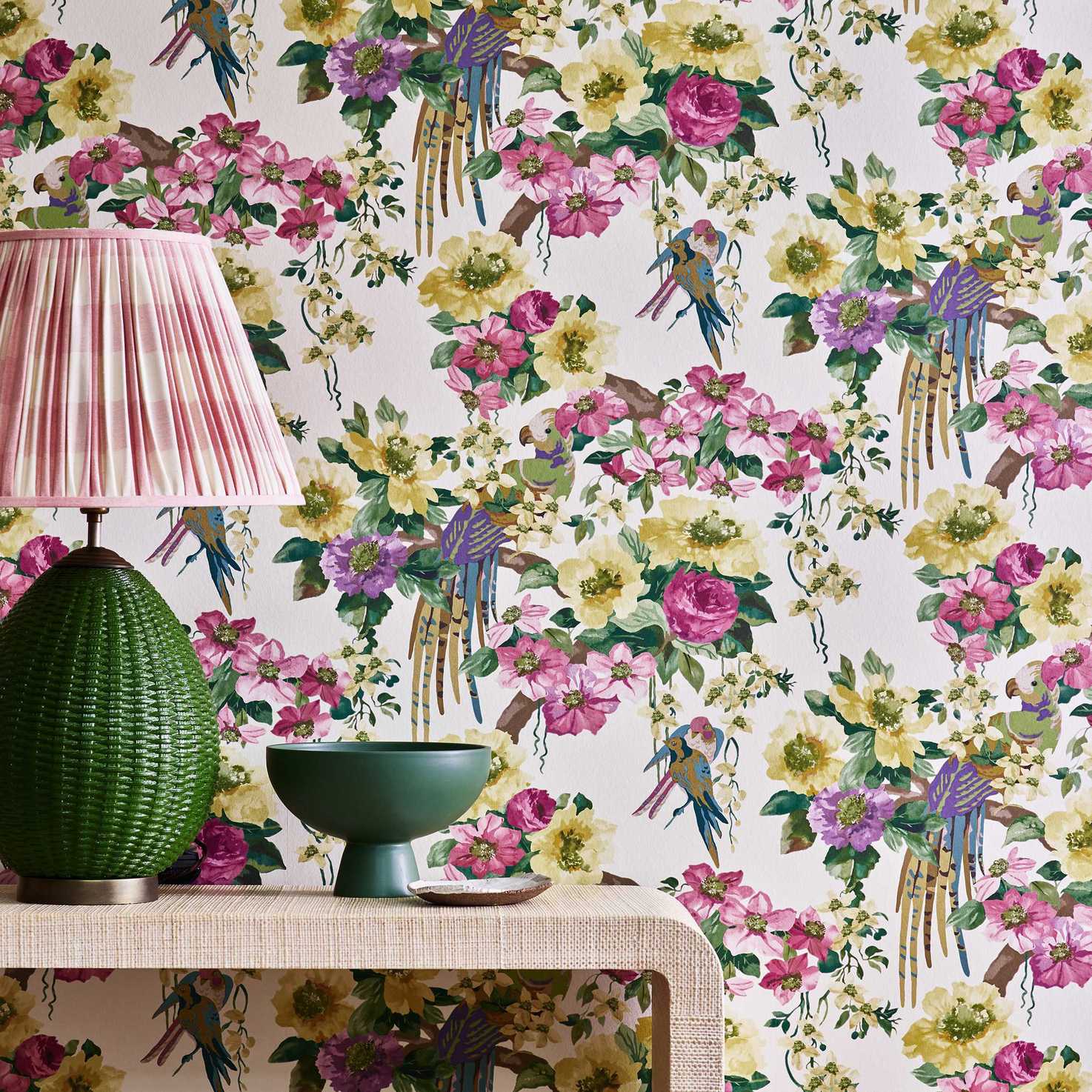 V&A Floral Serenade - Summer Wallpaper - 1838 wallcoverings