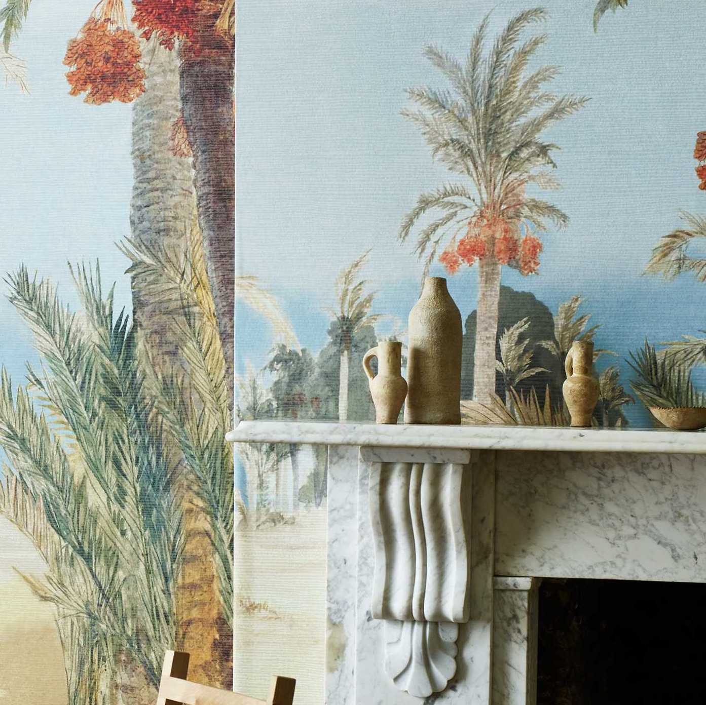 V&A Date Palm - Sand Wall Mural - 1838 wallcoverings