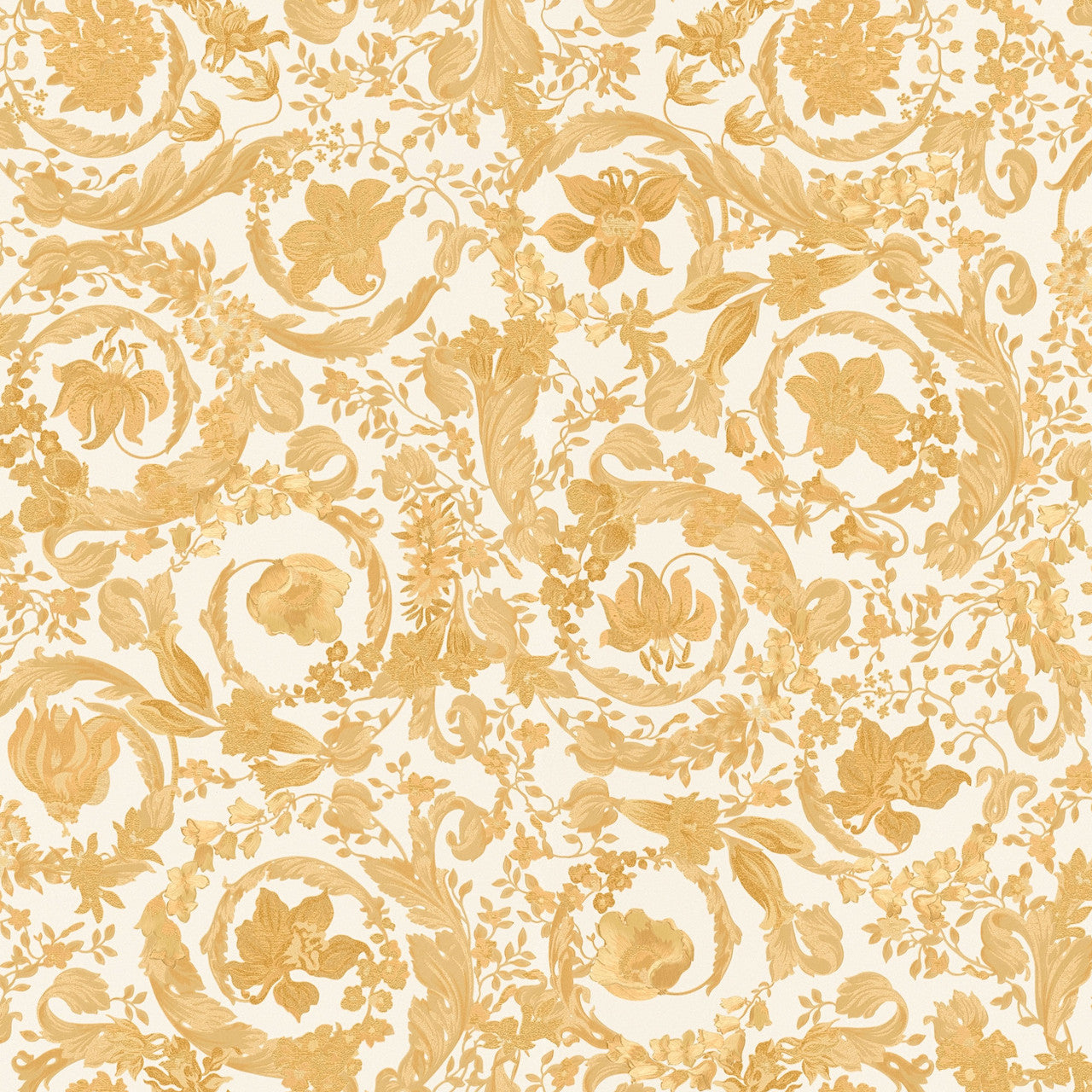 Virtus Heritage Wallpaper - Gold - Versace
