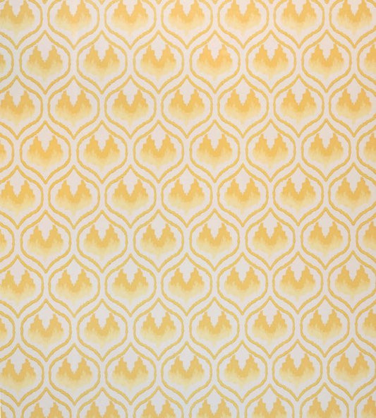 Ikat Heart Wallpaper - Mustard - BG2300202 - Barneby Gates