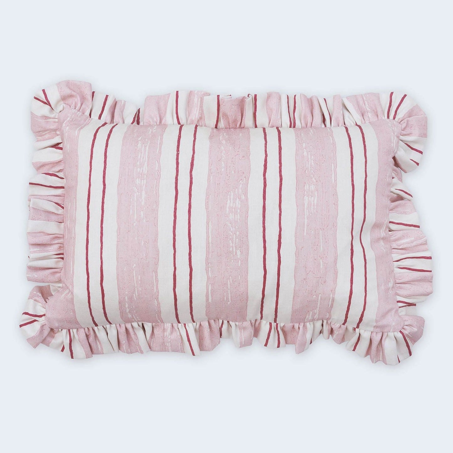 Painter’s Stripe Cushion - Pink - Barneby Gates