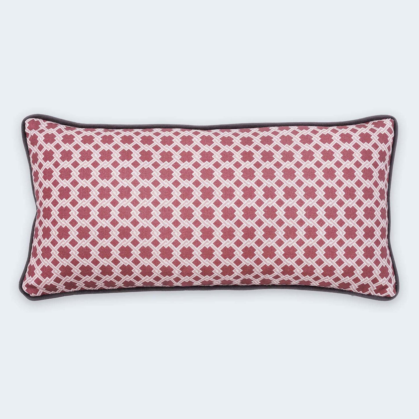 Lattice Cane Cushion - Red - Barneby Gates