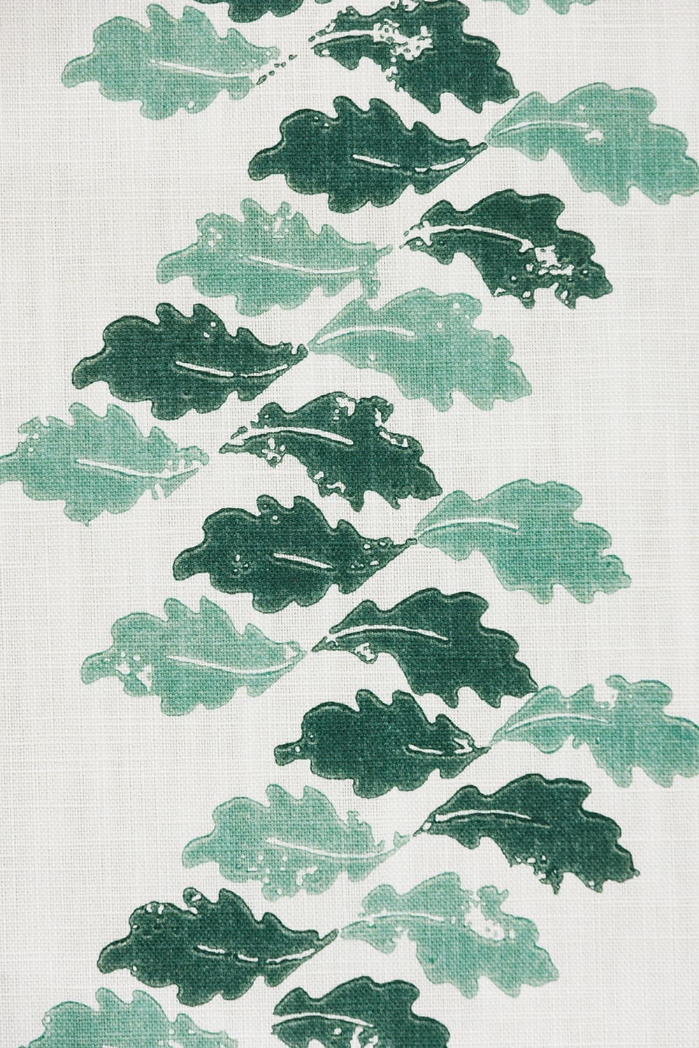 Oak Leaves Fabric - Green - Barneby Gates