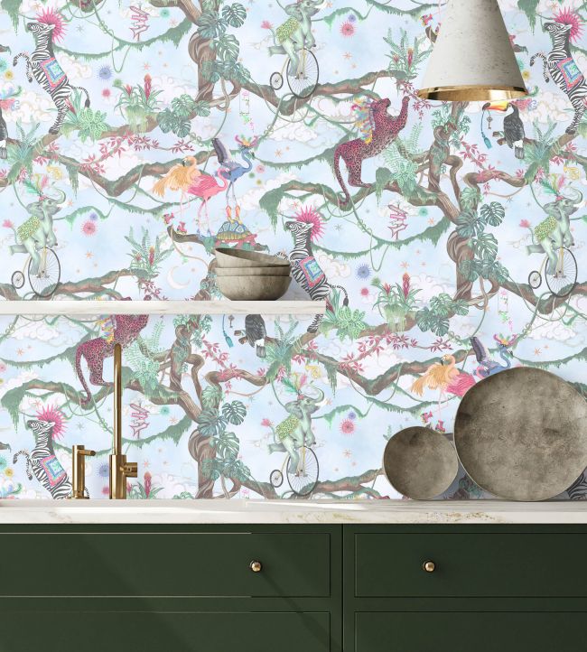 Balancing Act Wallpaper - Green - Brand McKenzie