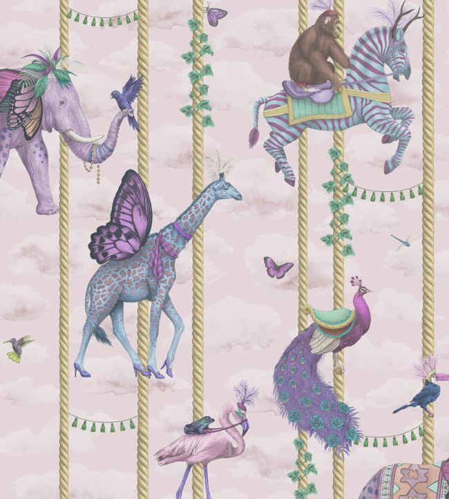 Carousel Wallpaper - Purple - Brand McKenzie