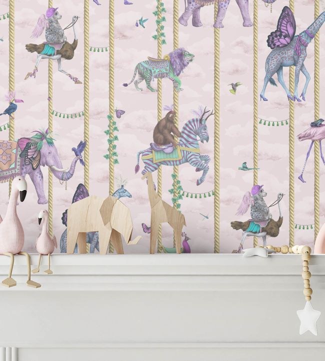 Carousel Wallpaper - Purple - Brand McKenzie