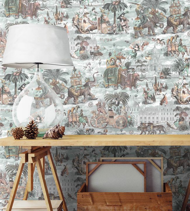 Fiesta Wallpaper - Gray - Brand McKenzie