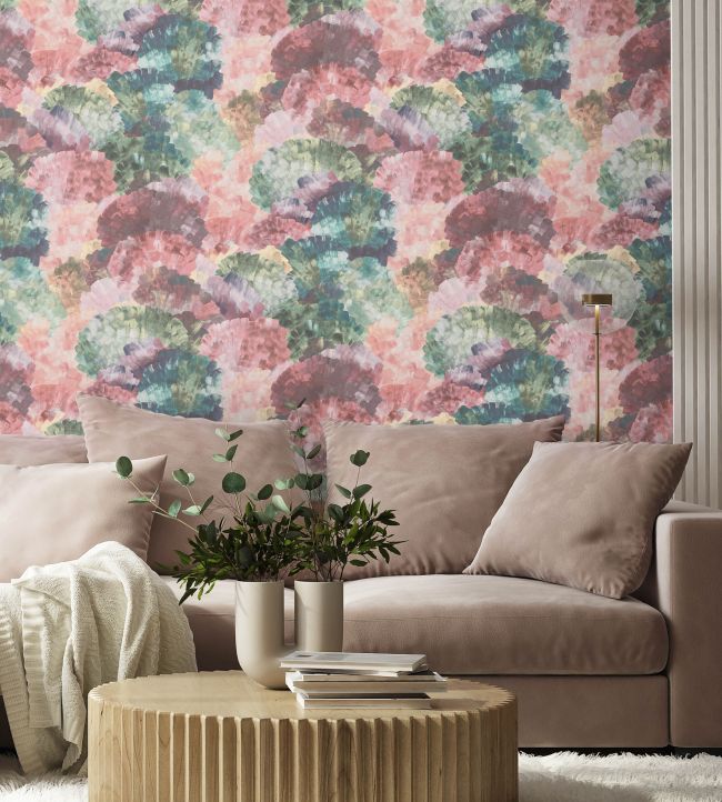 Painting in Colour Wallpaper - Pink - Brand McKenzie