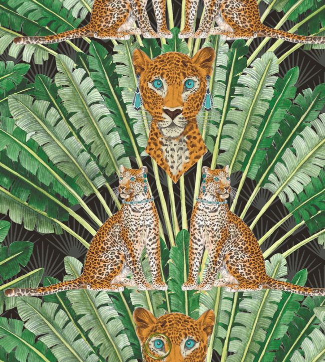 Leopard Wallpaper - Green - Brand McKenzie