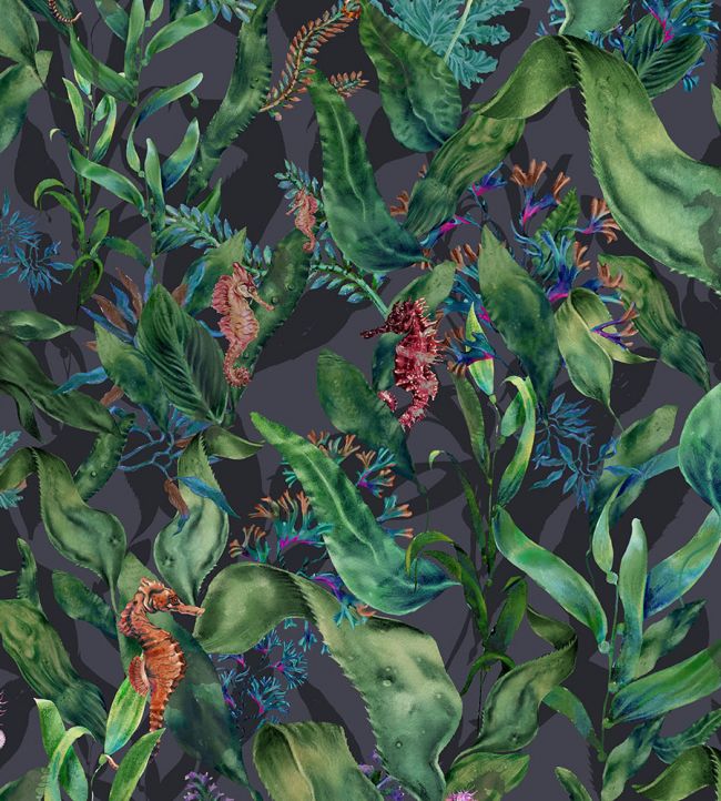 Seahorse Mangrove Wallpaper - Green - Brand McKenzie