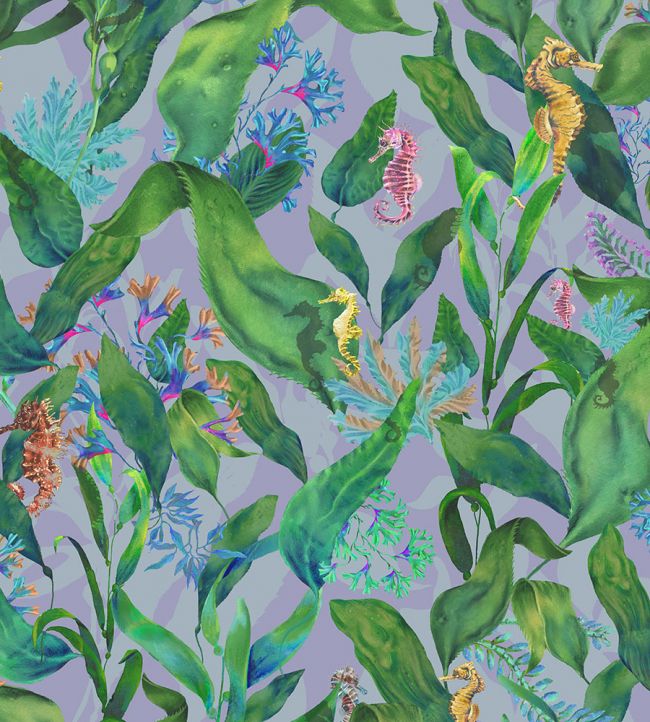 Seahorse Mangrove Wallpaper - Green - Brand McKenzie