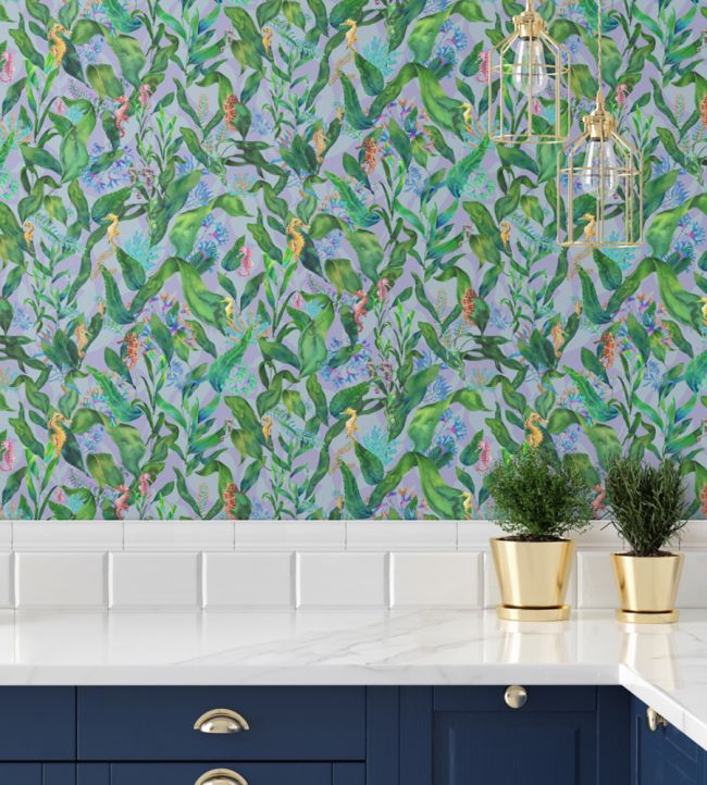 Seahorse Mangrove Wallpaper - Green - Brand McKenzie