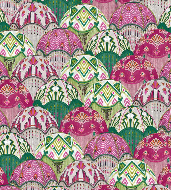 Silk Shades Wallpaper - Pink - Brand McKenzie