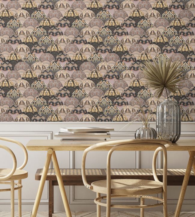 Silk Shades Wallpaper - Gray - Brand McKenzie