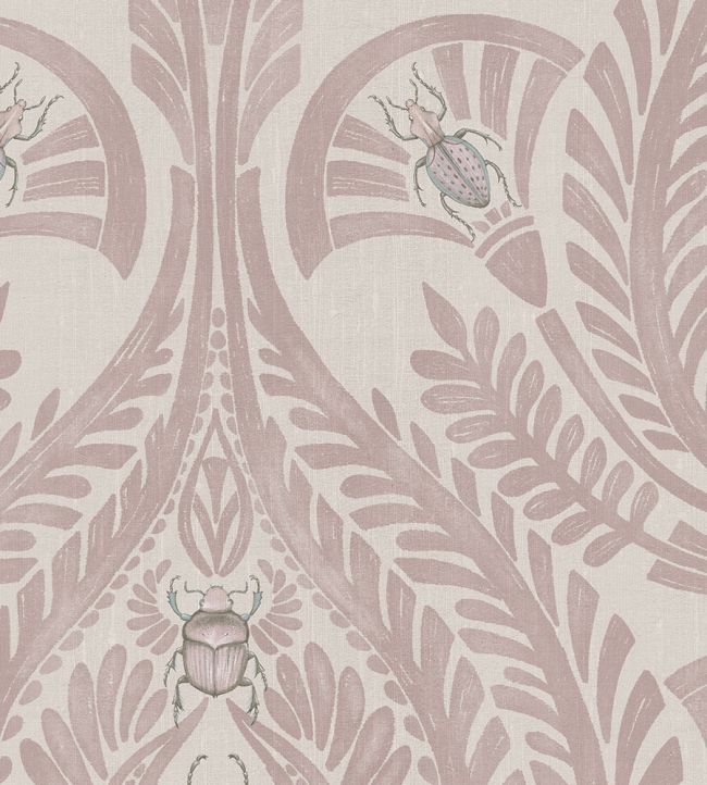 The Great Damask Wallpaper - Pink - Brand McKenzie