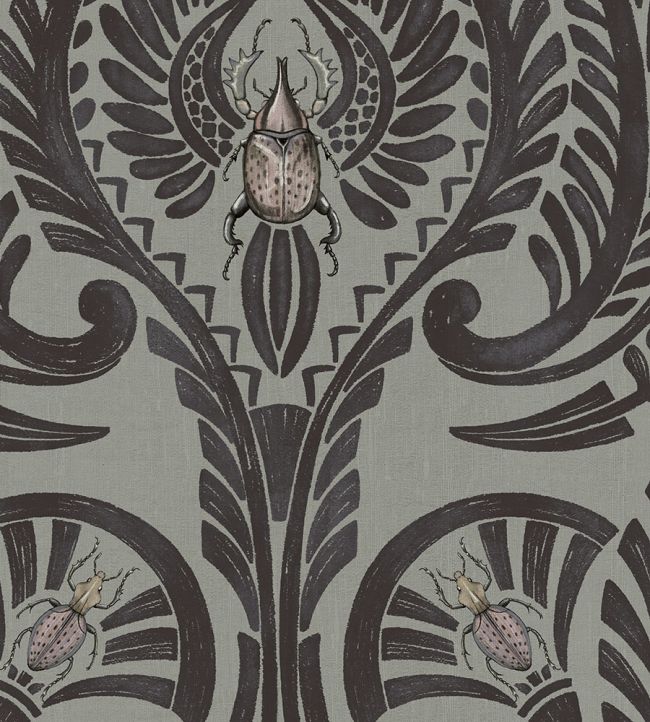 The Great Damask Wallpaper - Gray - Brand McKenzie