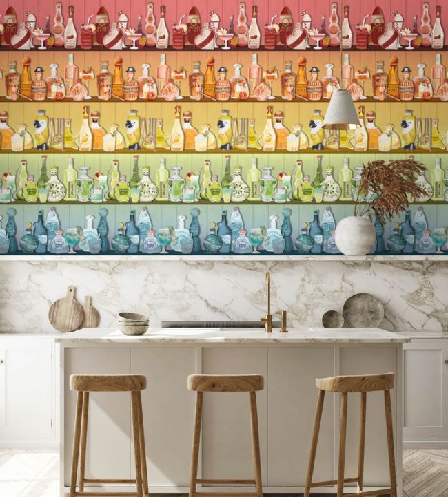 Mixology Wallpaper - Multicolor - Brand McKenzie