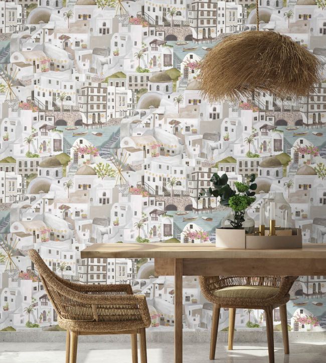 The Mediterranean Wallpaper - Sand - Brand McKenzie