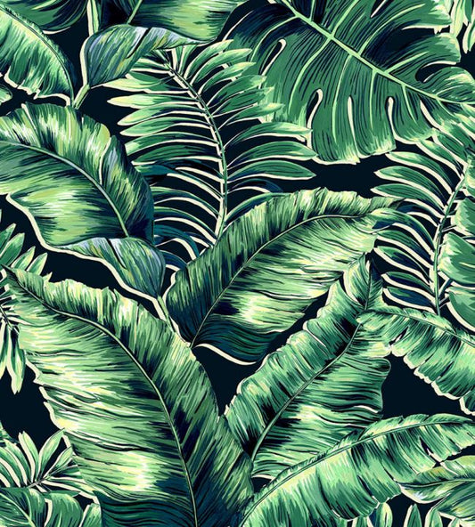 Banana Leaves Max Wallpaper - Green