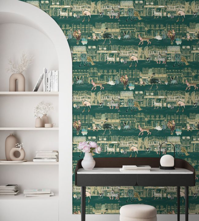 Catwalk Wallpaper - Green - Brand McKenzie