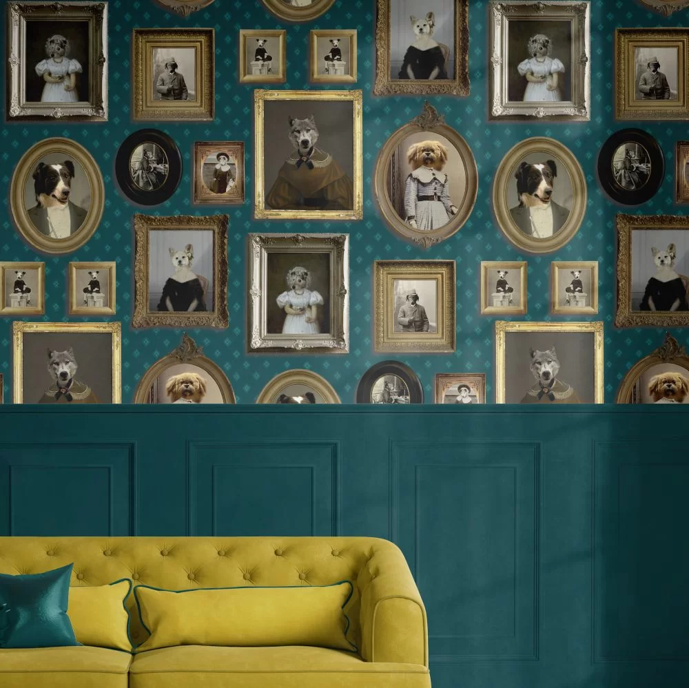 Top Dog Wallpaper - Green - The Graduate Collection