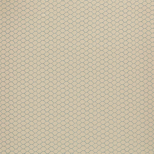 Bantam Net Woad Fabric - Cream - Sanderson