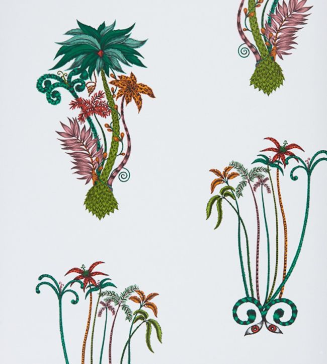 Emma J Shipley Jungle Palms Wallpaper - Multicolor