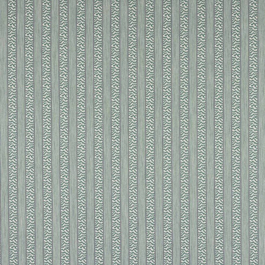 Tilney Stripe Fabric - Green - Colefax and Fowler