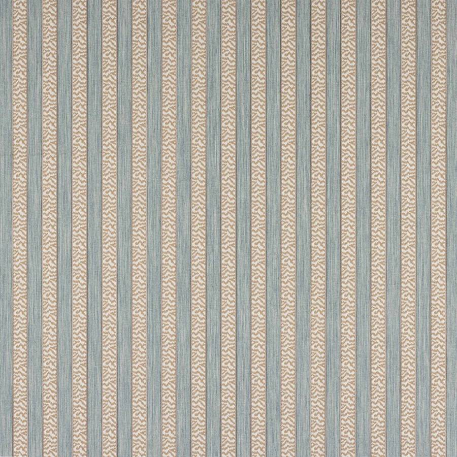 Tilney Stripe Fabric - Teal - Colefax and Fowler