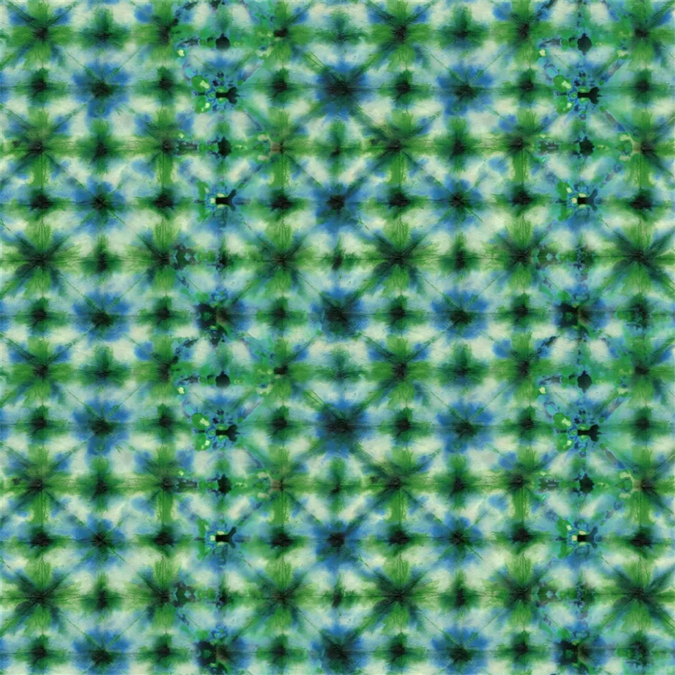 Shibori Emerald Fabric