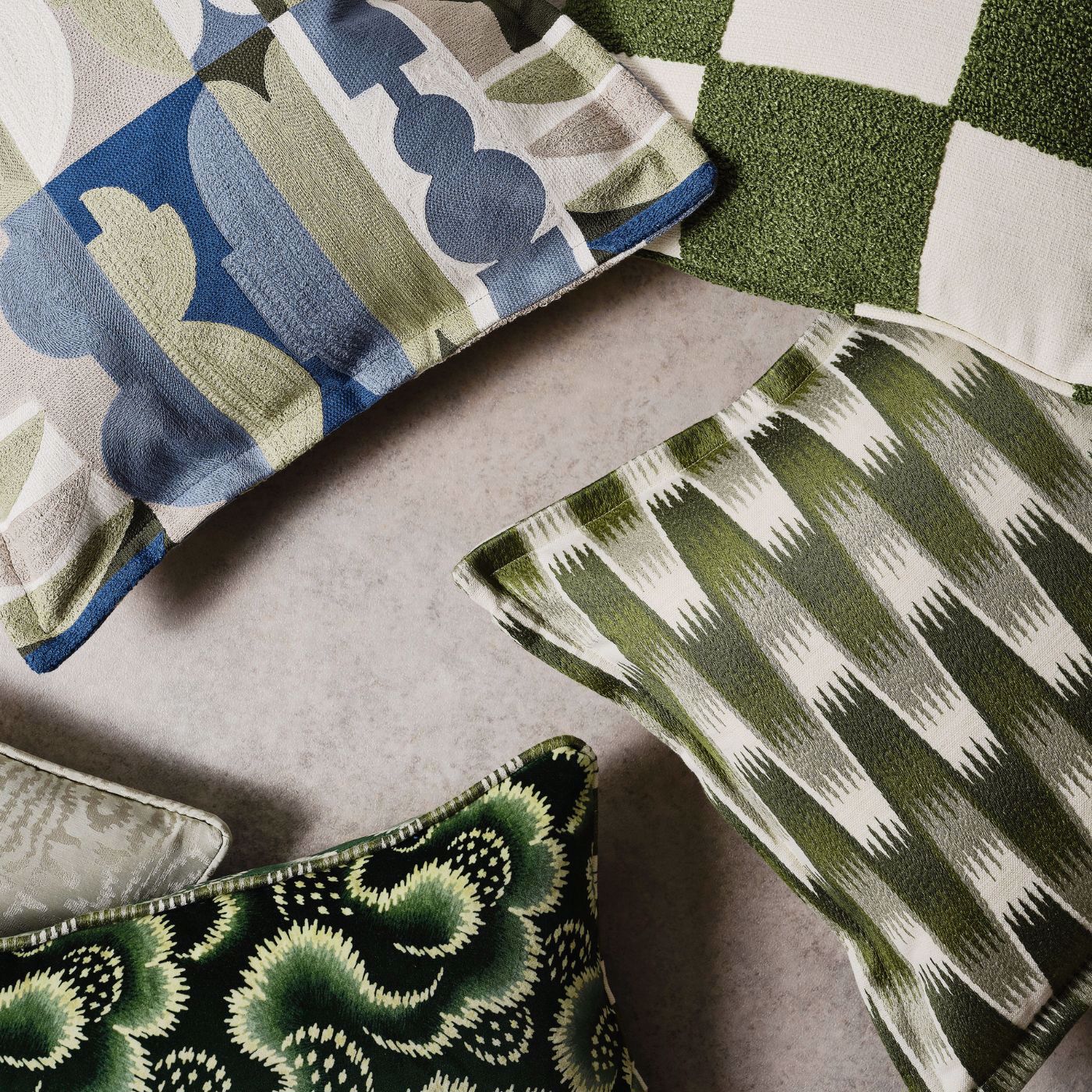 Southborough Fabric - Matcha - Harlequin - Henry Holland
