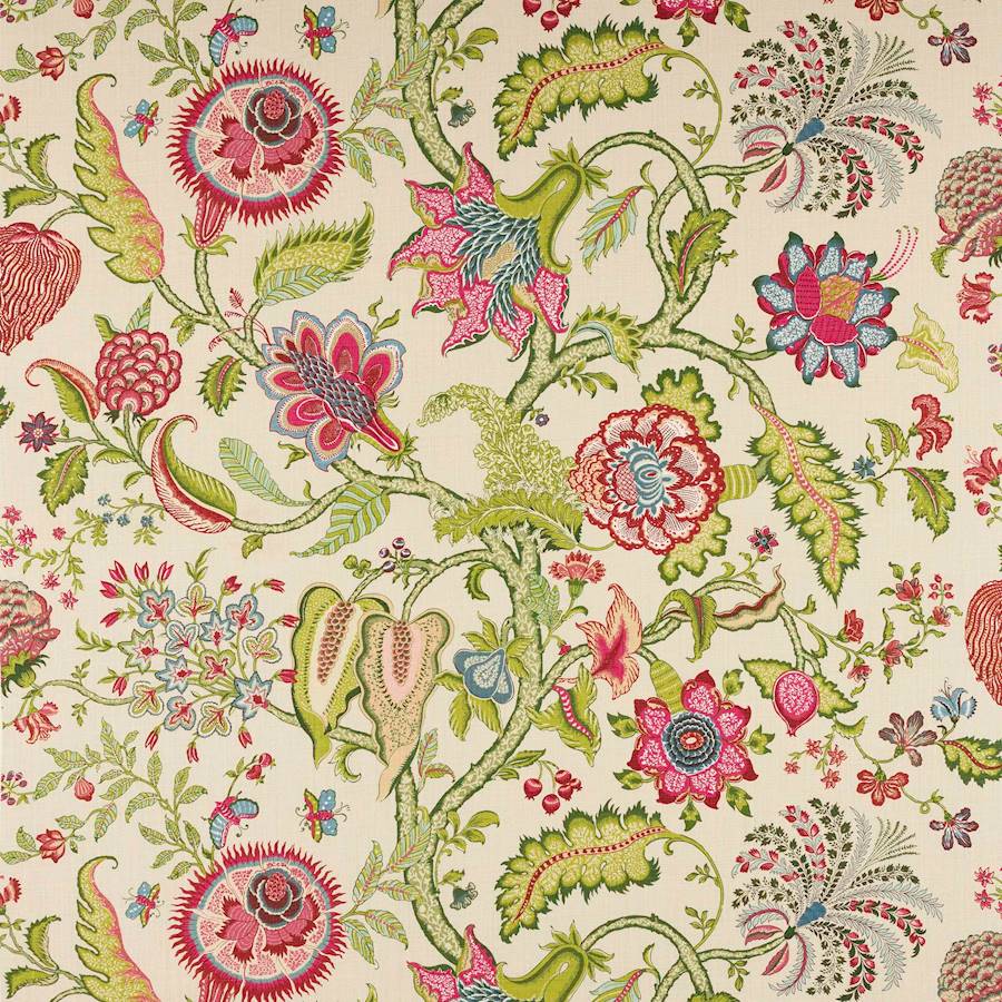 Seraphine Fabric - Green - Manuel Canovas