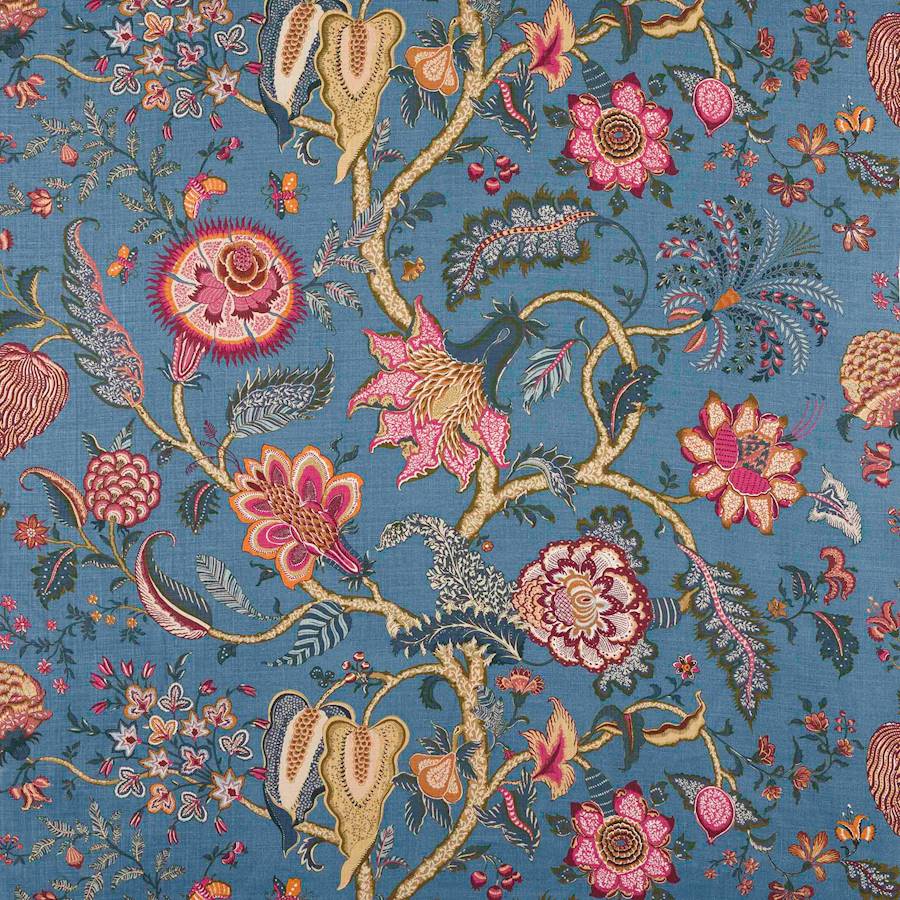 Seraphine Fabric - Blue - Manuel Canovas