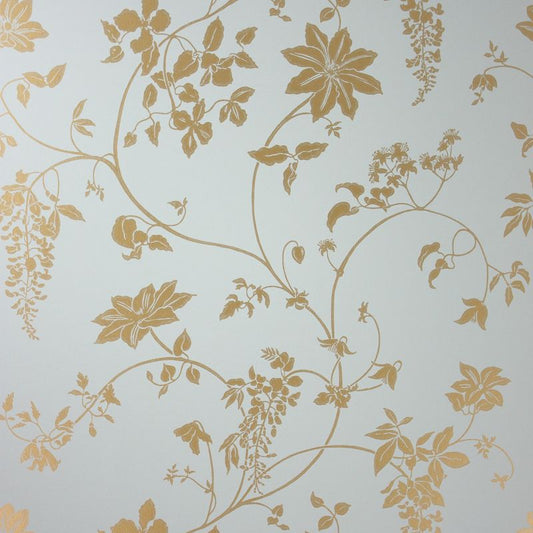 Wisteria Wallpaper - Gold