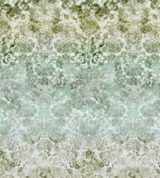 Tarbana Damask Wallpaper - Green