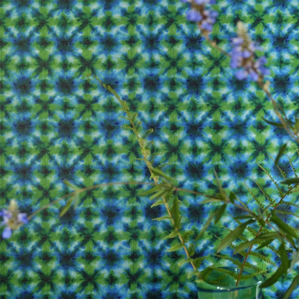 Shibori Emerald Room Wallpaper