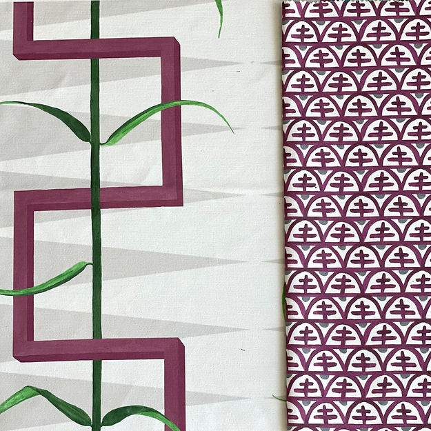 Rufolo Fabric - Orchid - Petronella Hall