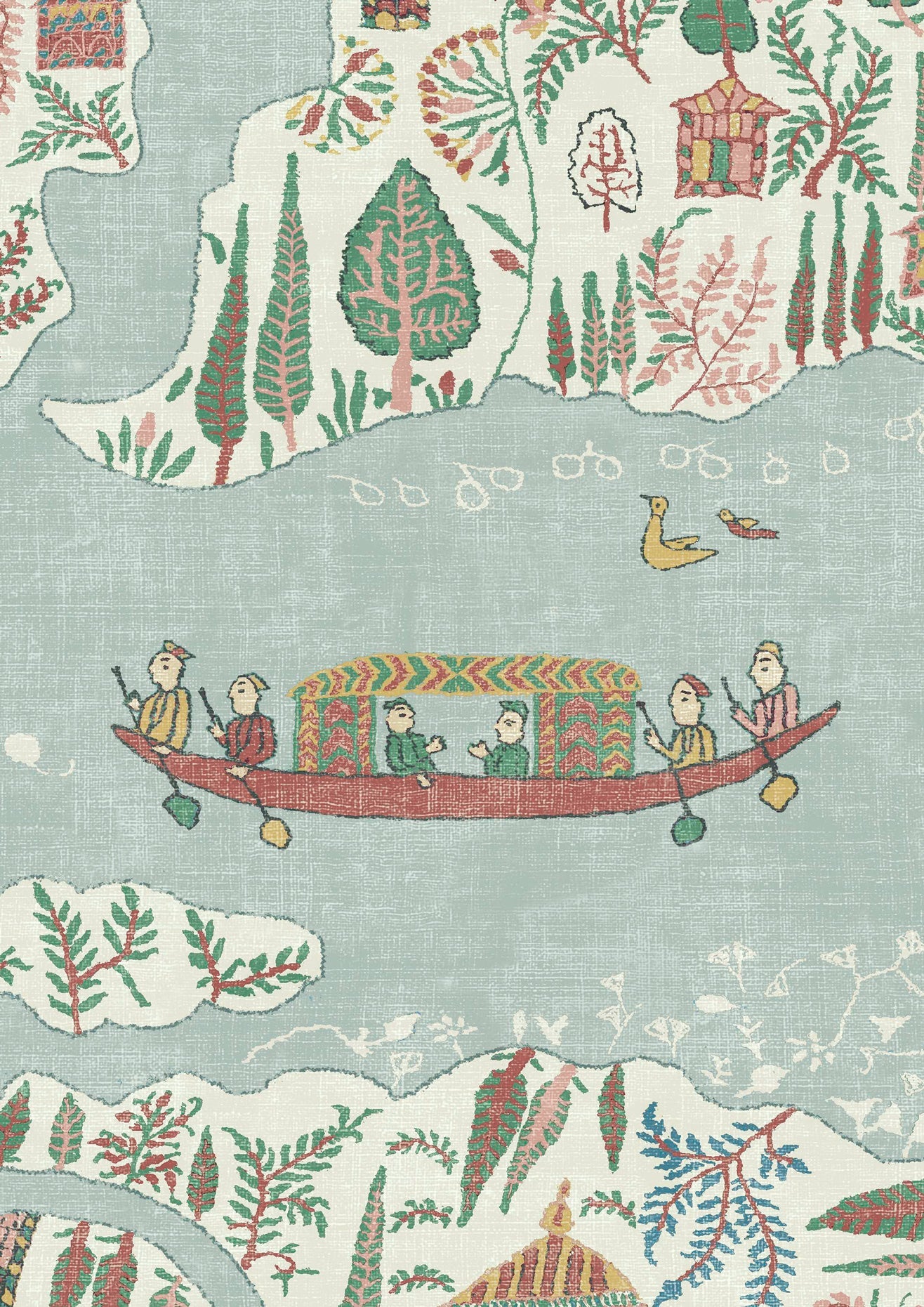 Regatta Wallpaper - Garland - Lewis & Wood