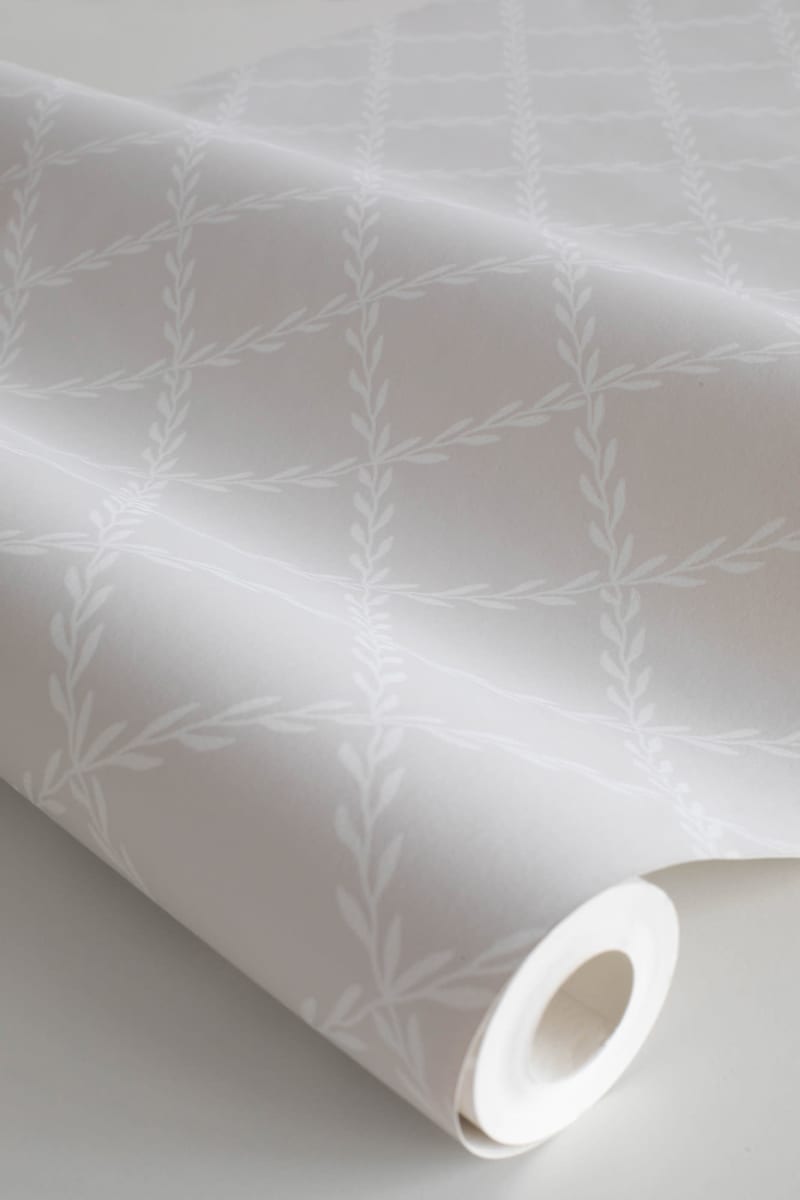 Trellis Wallpaper - Cream -  Sandberg