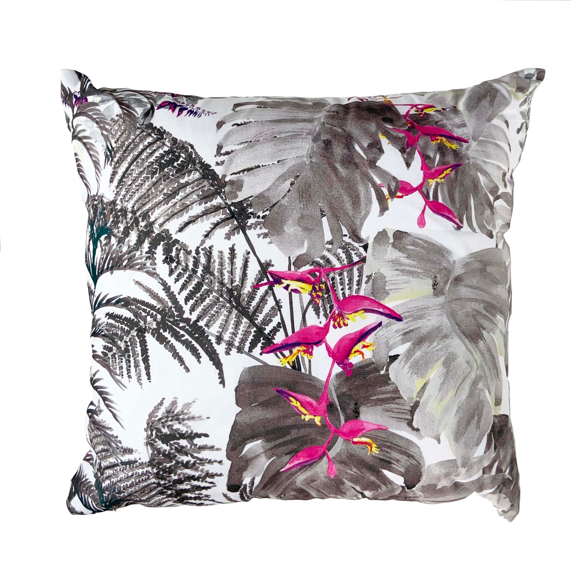 Tropical Cushion - Smoke - Petronella Hall