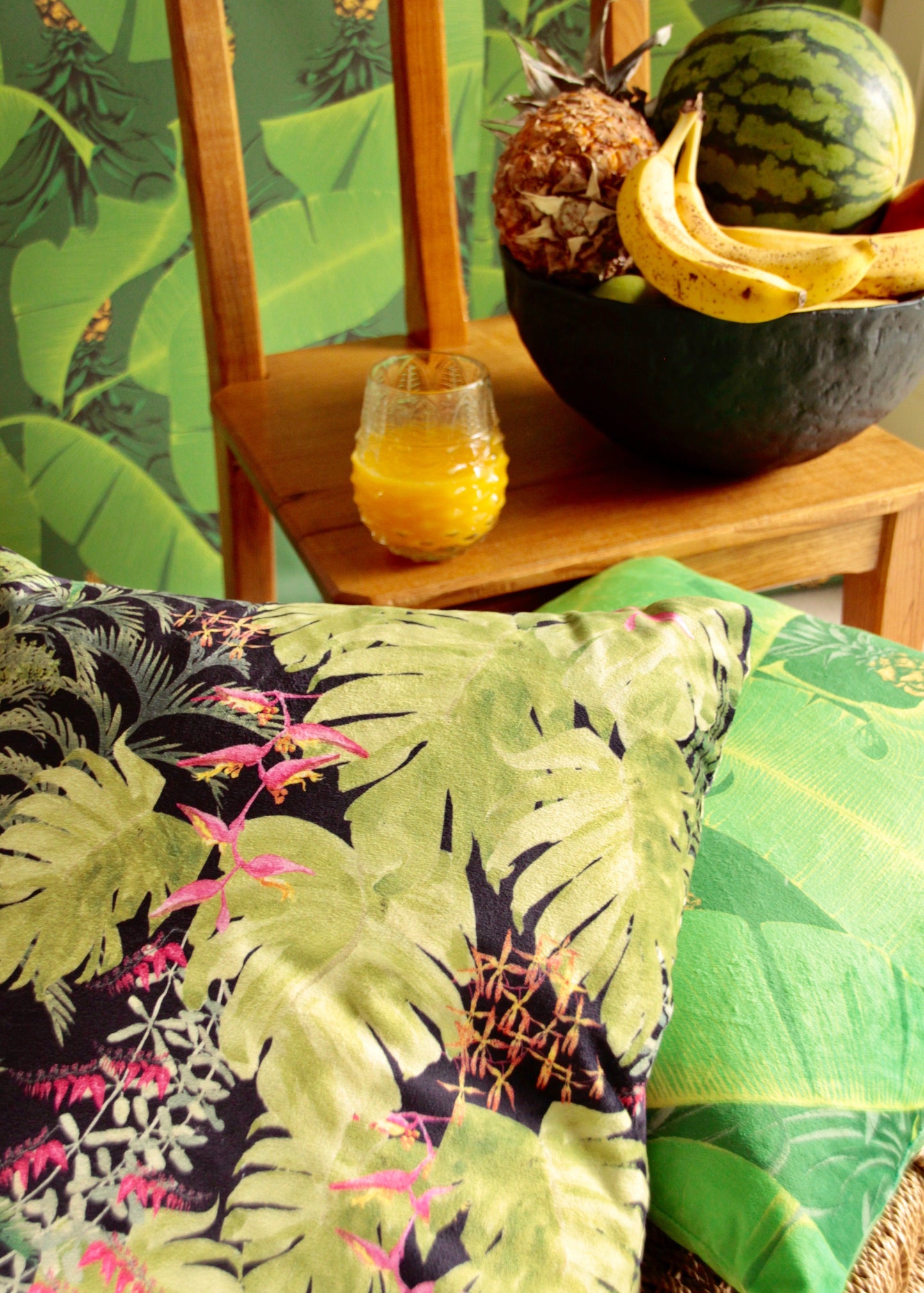 Tropical Fabric - Emerald - Petronella Hall