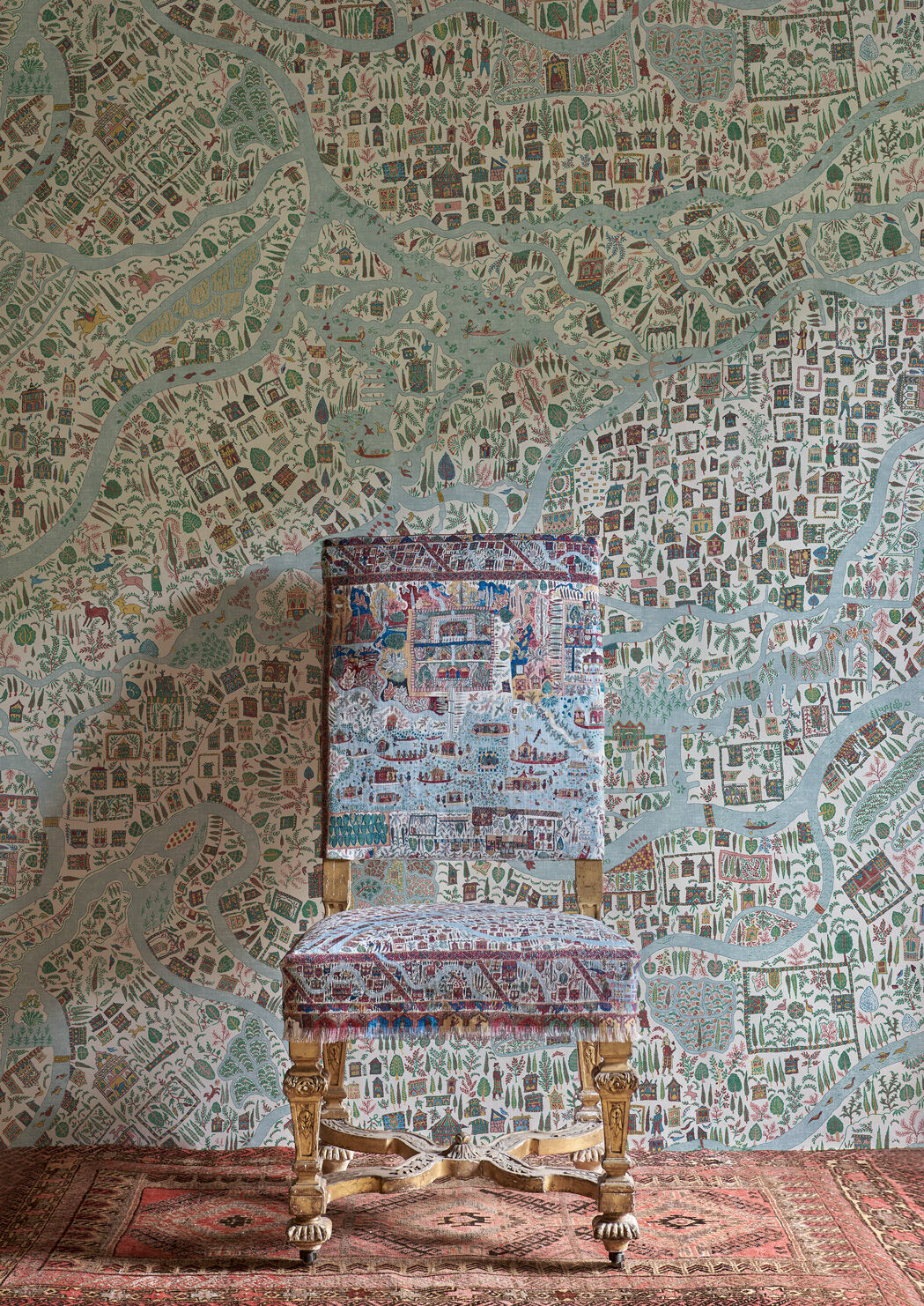 Utopia Wallpaper - Garland - Lewis & Wood