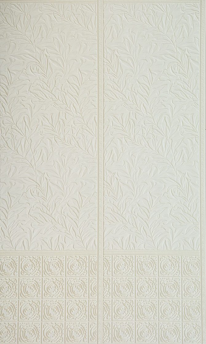 William Morris Willow Boughs Dado Wallpaper - Cream - Lincrusta