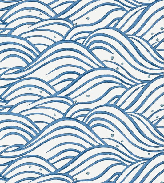 Waves Wallpaper - Blue