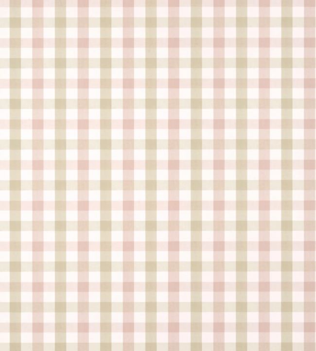 Saybrook Check Wallpaper - Pink